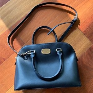 Michael Kors Black Zip Satchel